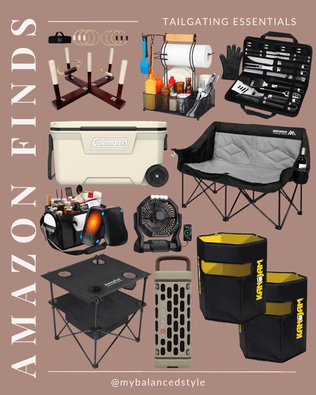 Amazon tailgating essentials

Football tailgate essentials Game day party supplies Portable outdoor grills Insulated beverage coolers Stadium approved clear bags Folding chairs and tables Outdoor entertaining accessories Team spirit decorations Food storage and serving trays Football party must haves

#LTKSeasonal #LTKSaleAlert