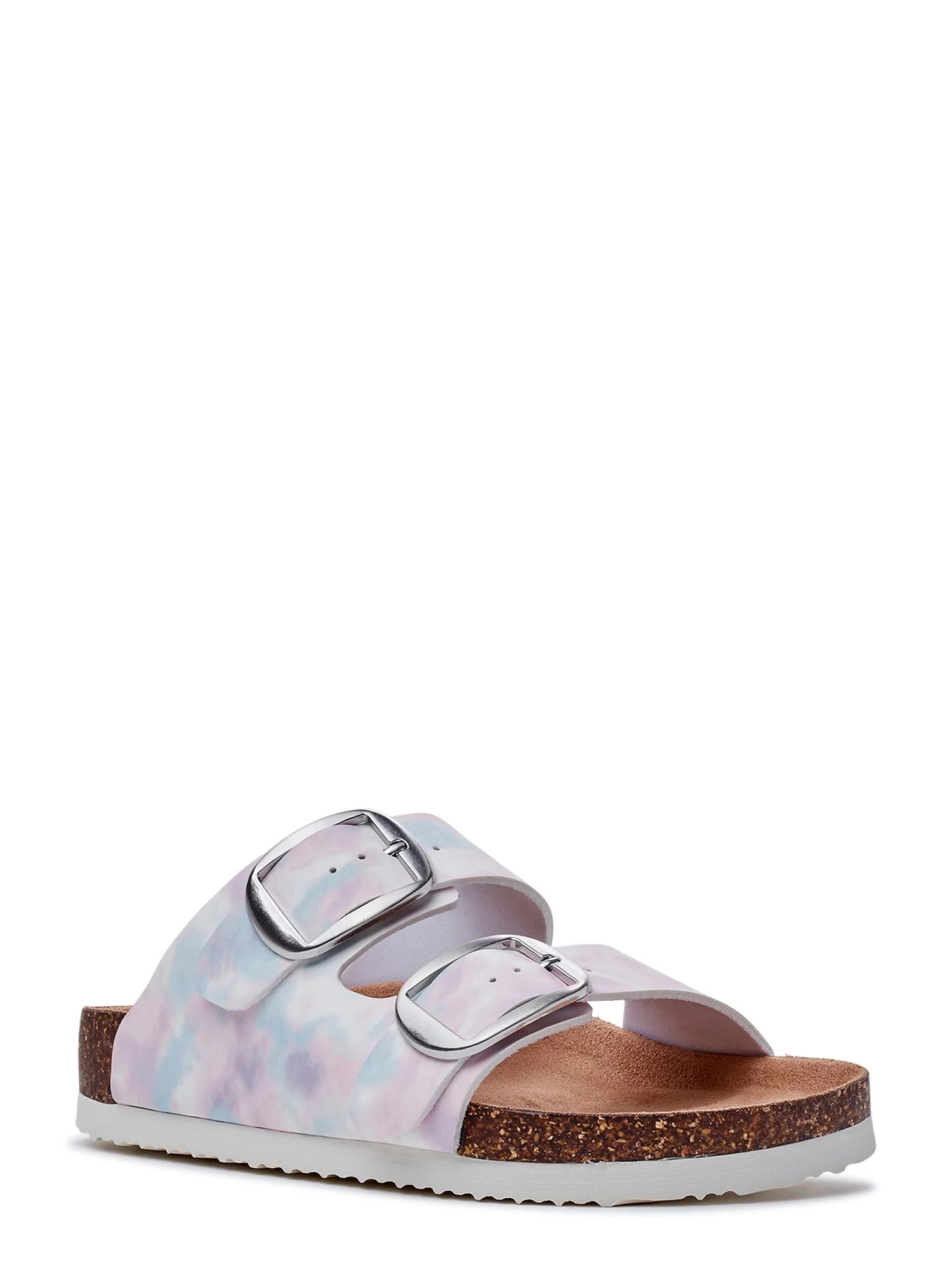 Time and Tru Women's Footbed Slide Sandal - Walmart.com | Walmart (US)