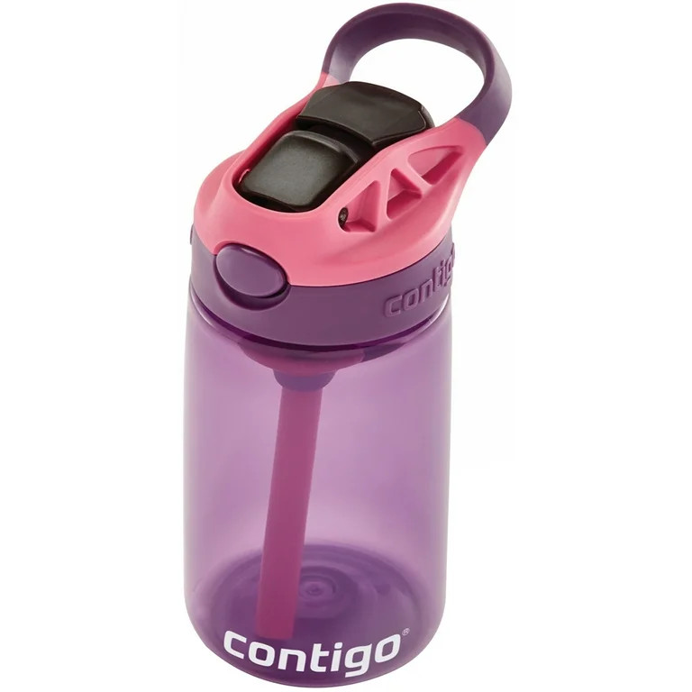 Contigo Kid's 14 oz. AutoSpout Straw Water Bottle with Easy-Clean Lid - Walmart.com | Walmart (US)