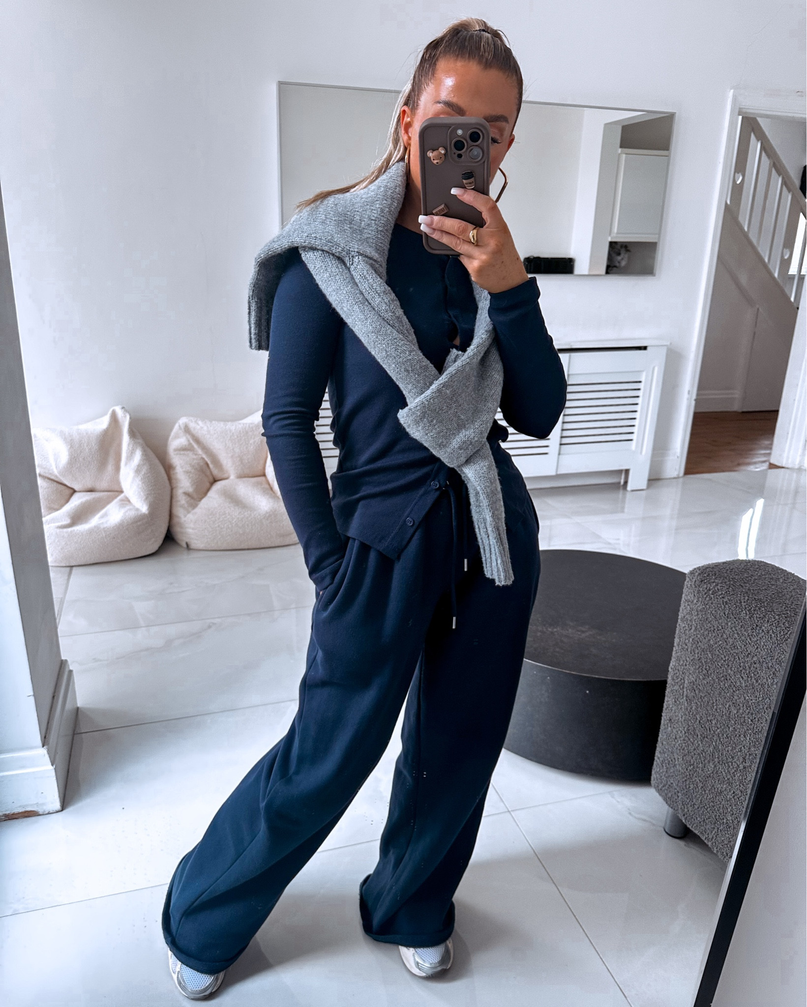 Me & co ords 🤝 easy but put together is my kinda outfit! Boohoo always kill loungewear 💙💙 petite girl outfit, casual outfit, navy outfit, spring outfit idea 

#LTKspringtrends #LTKspring #LTKuk