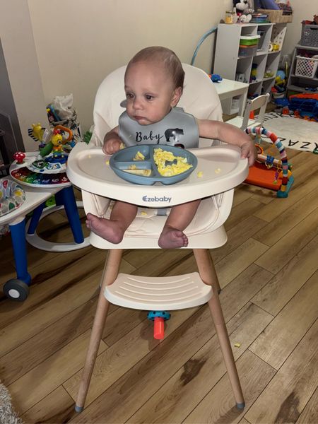 We just got a new highchair! It is an eight in one convertible with a removable cushion that I already took off before this photo! It’s so sleek and practical and blends right in with the rest of your home

#LTKBaby #LTKFindsUnder100 #LTKKids