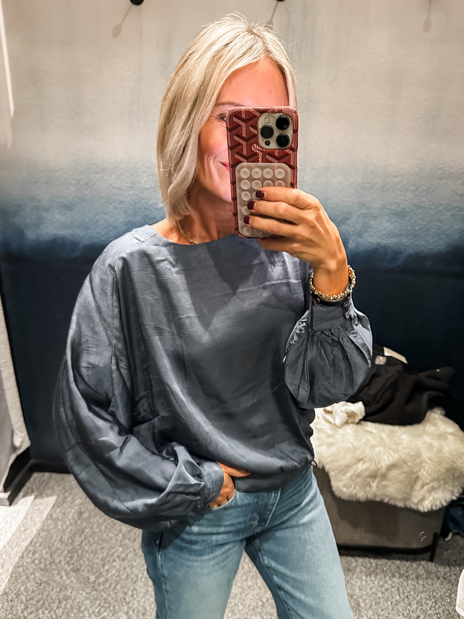 Obsessed with this top!!!!  Wearing my true size xs, perfect with jeans  for a casual night out,  or with black pants and a blazer for work! 
10/10 recommend this one!!!

#LTKStyleTip #LTKOver40 #LTKFindsUnder100