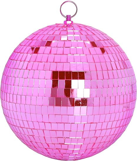 Mirror Ball, 8 inch Reflective Light Dance Disco Balls with Hanging Ring for DJ Club Party,Home D... | Amazon (US)
