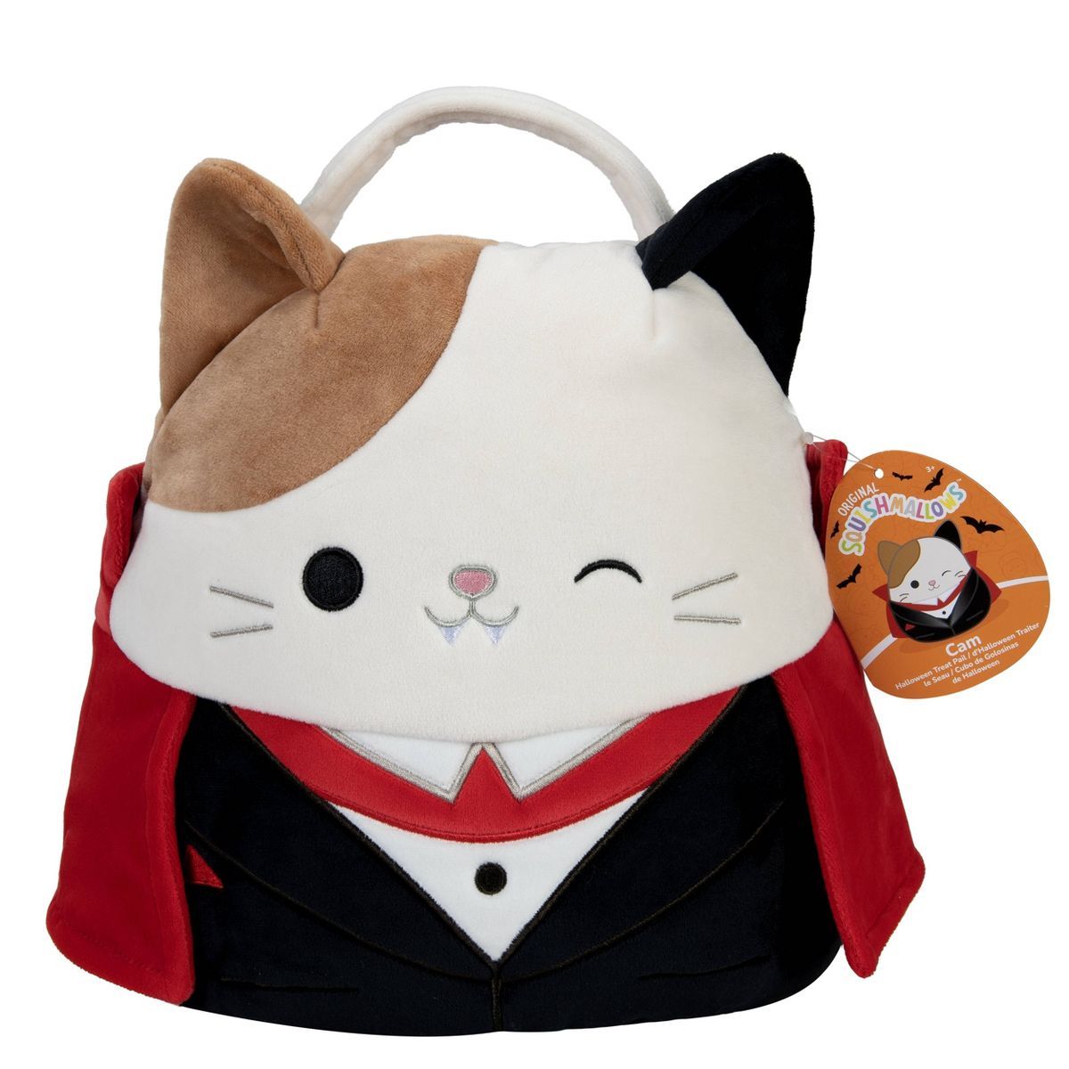 Squishmallows Cam the Vampire Cat Halloween Trick or Treat Pail | Target