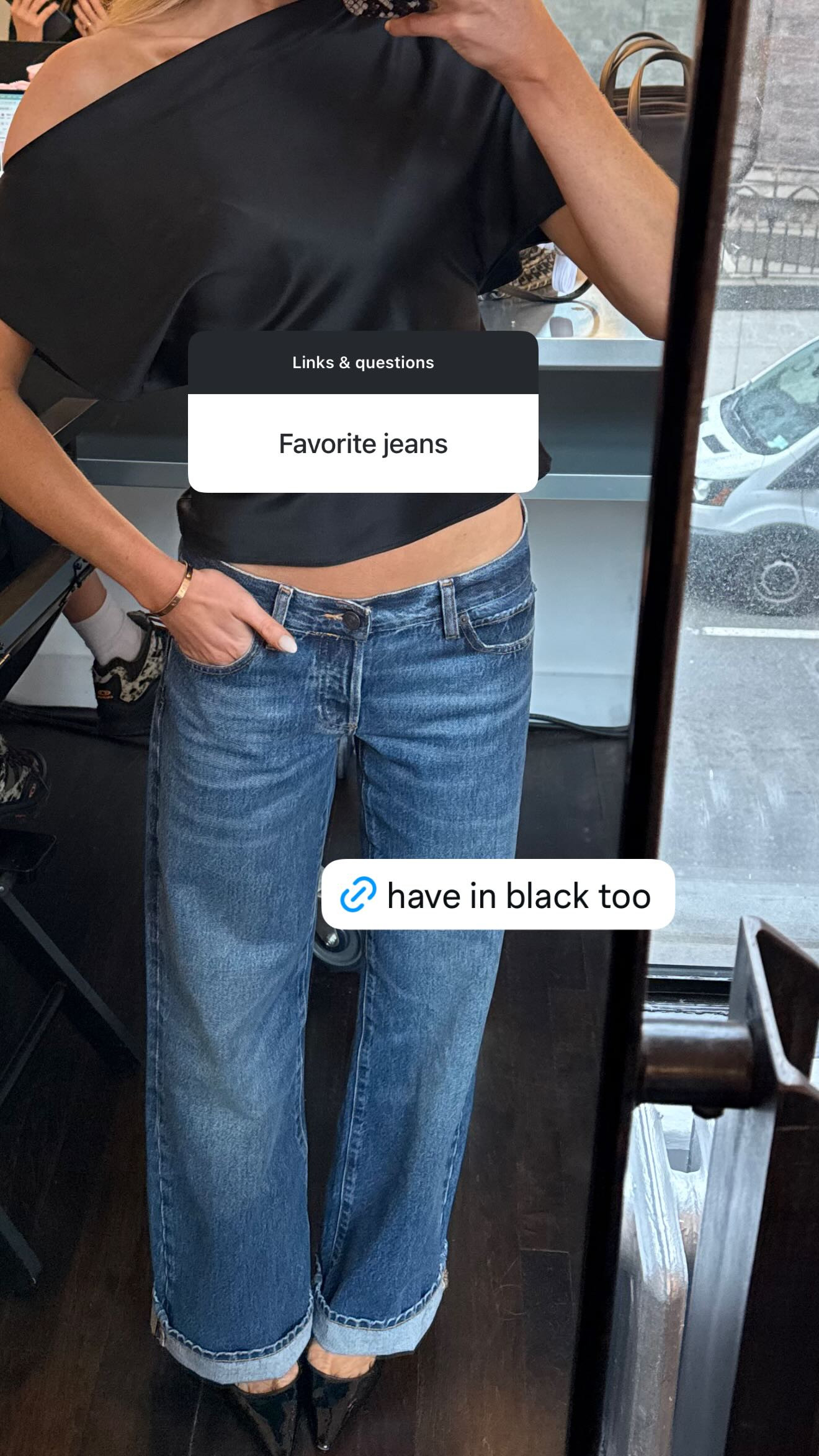 These are my fav jeans! I have in black too 

 