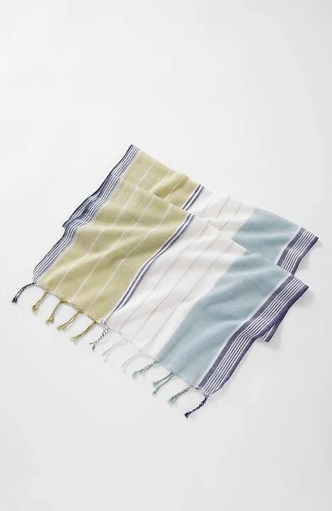 Multistriped Fringe-Trimmed Scarf | J. Jill