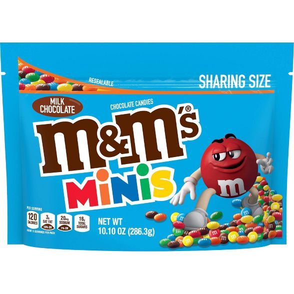 M&M's Milk Chocolate Minis - 10.1 - Sharing Size | Target
