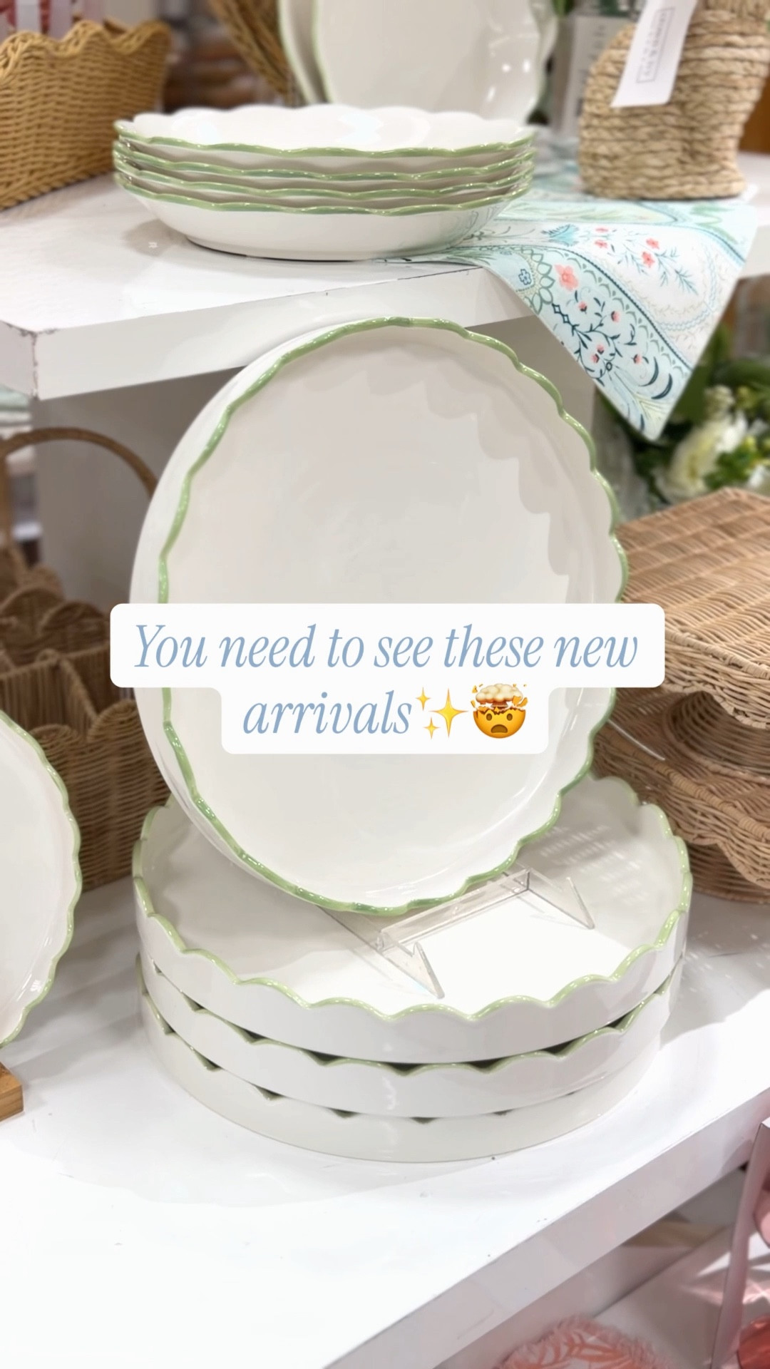 These new arrivals are now on major sale!! @Belk 

Crown and Ivy, melamine plates, outdoor entertaining, blue and green, Grandmillennial style, Grandmillennial decor 

#LTKSaleAlert #LTKHome