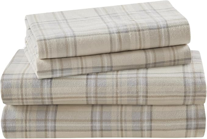 Woolrich Cotton Sheet Set Cottage Charms Print, 100% Cotton Flannel Sheets Warm & Fuzzy Bedding S... | Amazon (US)