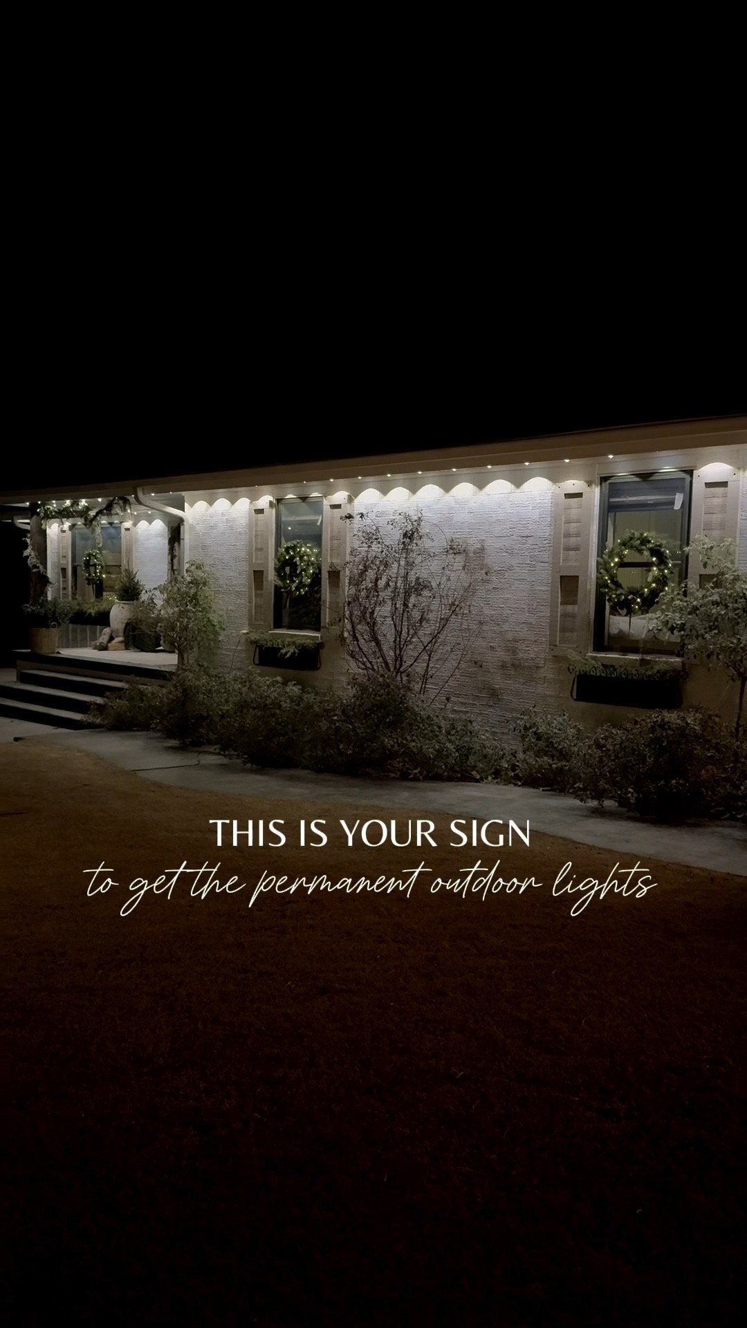 Permanent outdoor lights are on sale!! I love the white for year round and now we never have to install or take down Christmas lights again! 

#LTKHoliday #LTKHome #LTKSaleAlert