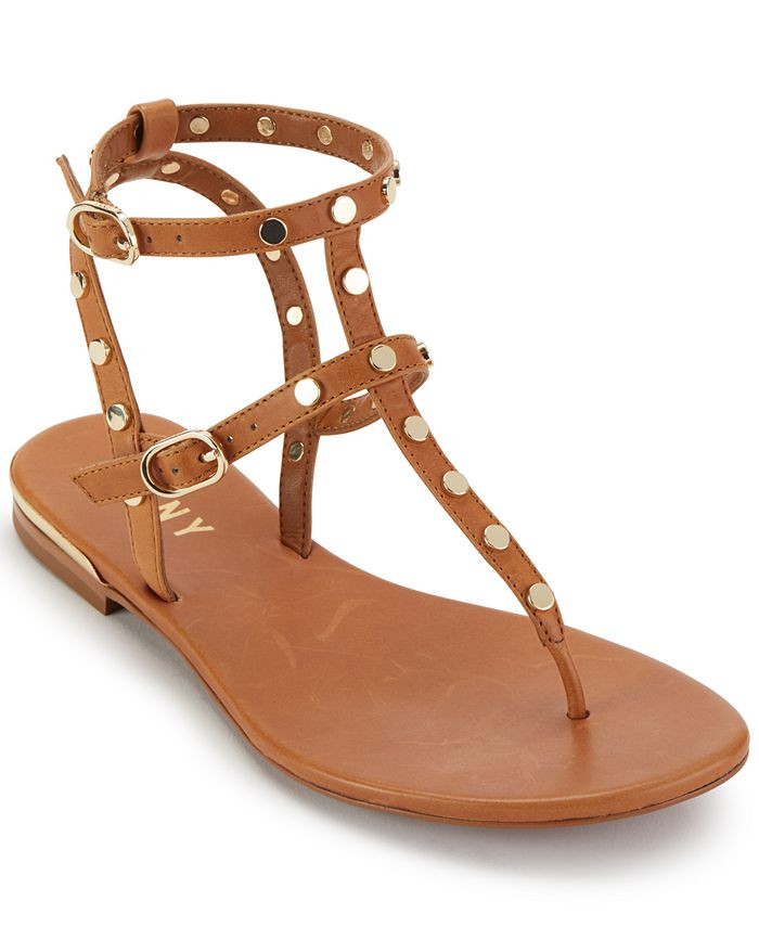 Women's Vin Studded Flat Sandals | Macys (US)