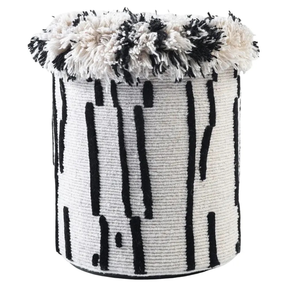Pouf Charaktere Cuno by Lyk Carpet | Chairish