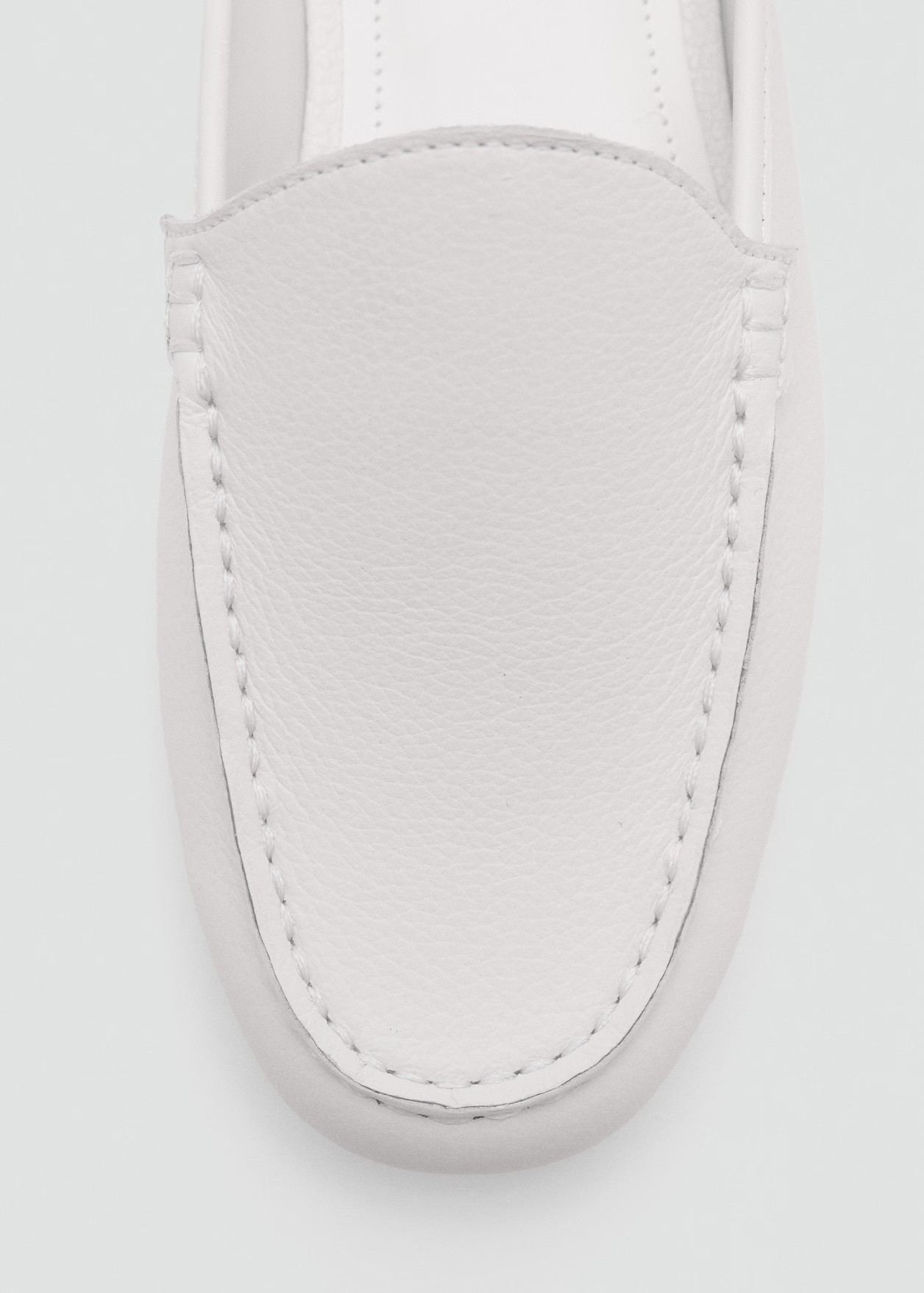 Leather flat shoes | Mango (US/MX/AU)