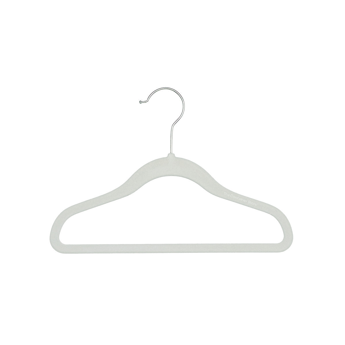 Kid's Non-Slip Velvet Hangers Linen Pkg/40 | The Container Store