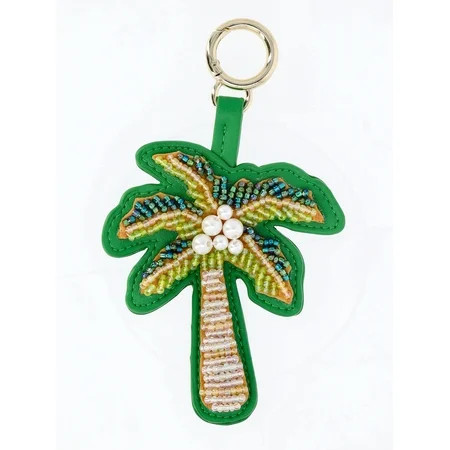 No Boundaries Women's Festival Bag Charm, Multi Beaded Palm | Walmart (US)