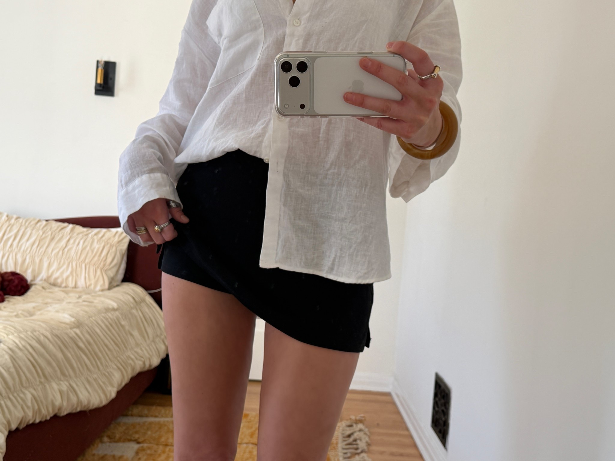 This everyday black skort is on sale for $20?!

#LTKstyletip