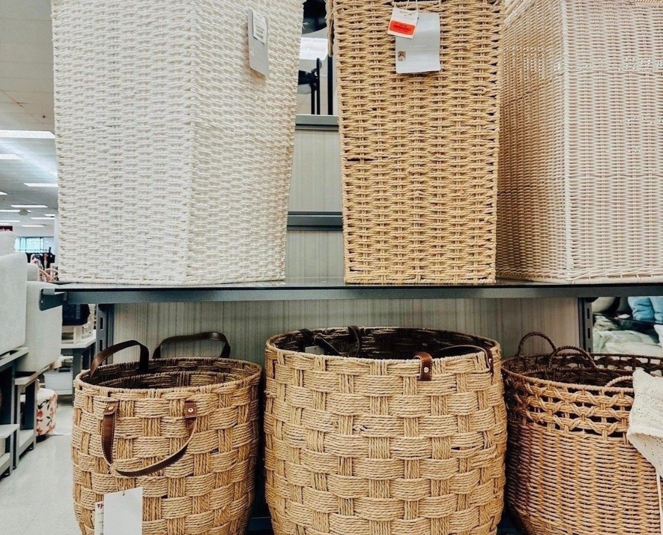 Aesthetic Wicker Storage Baskets for Living Room & Bedroom

#LTKHome