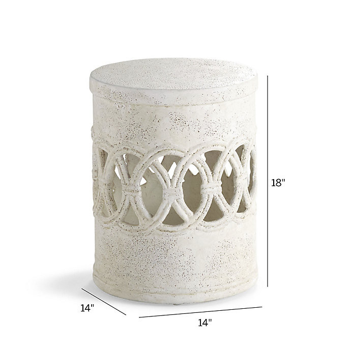 Tulia Accent Stool | Frontgate | Frontgate