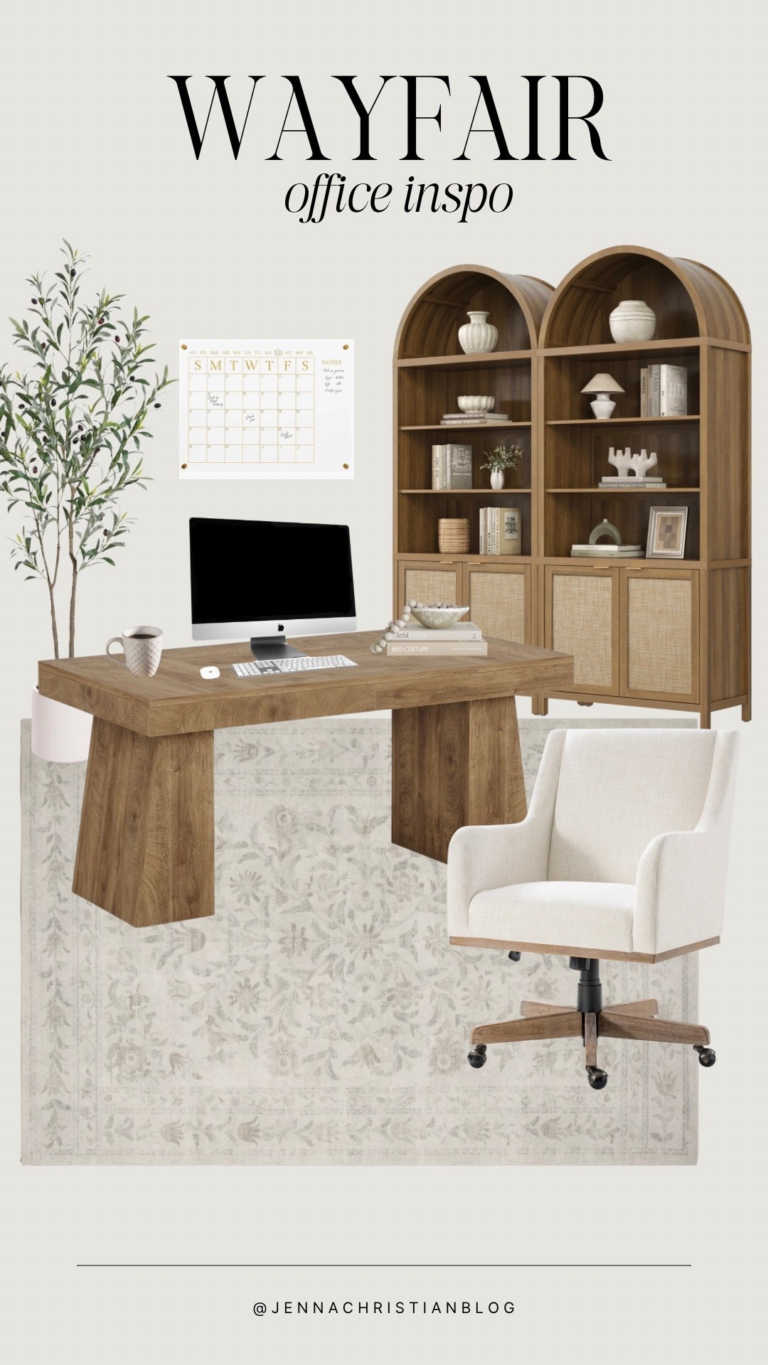 Wayfair office room inspo 

At home office 
Chic home decor 
Neutral home decor

#LTKSeasonal #LTKHome
