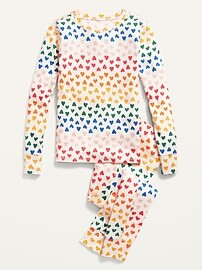 Matching Gender-Neutral Printed Snug-Fit Pajama Set for Kids | Old Navy (US)