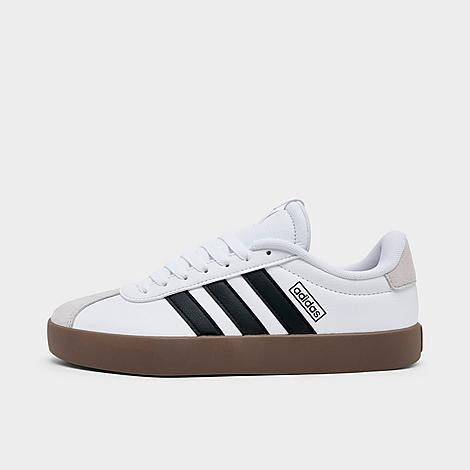 adidas Women's VL Court 3.0 Casual Shoes in Cloud White/Core Black/Grey One Size: 7.0 | JD Sports (US)