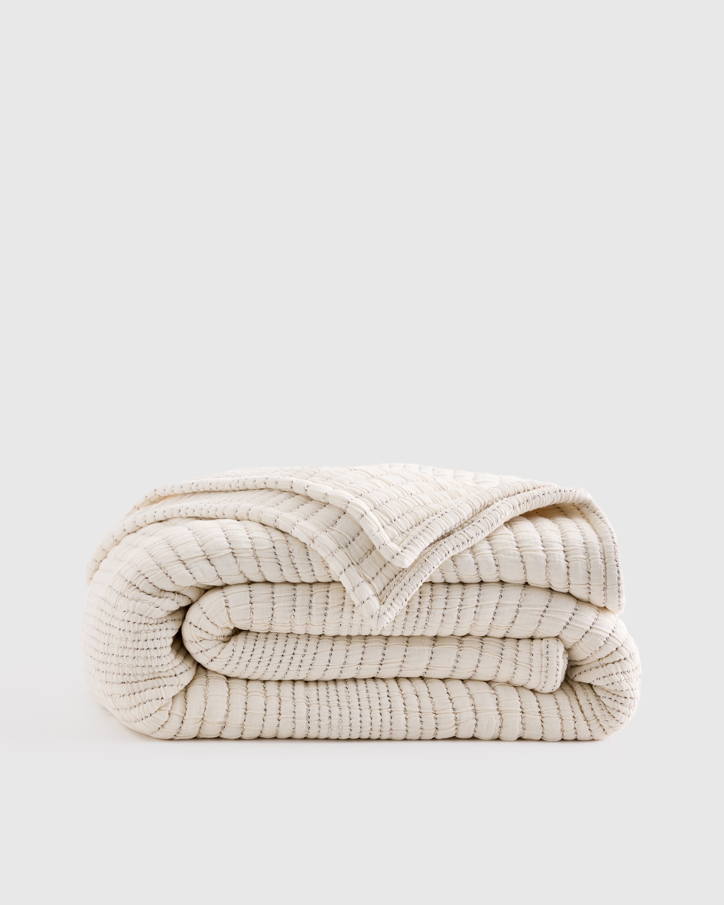Organic Cotton Channel Matelasse Coverlet | Quince