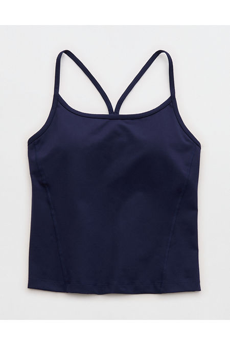 OFFLINE By Aerie The Hugger Tank Top Women's Royal Navy L | American Eagle Outfitters (US & CA)