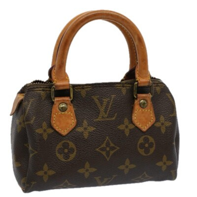 LOUIS VUITTON Monogram Mini Speedy Hand Bag M41534 LV Auth 58257 | eBay US