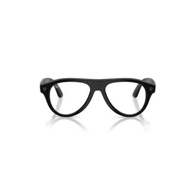 Ray-Ban Meta Gen 3 Aviator 54mm Polarized Sunglasses in Shiny Black/green at Nordstrom | Nordstrom