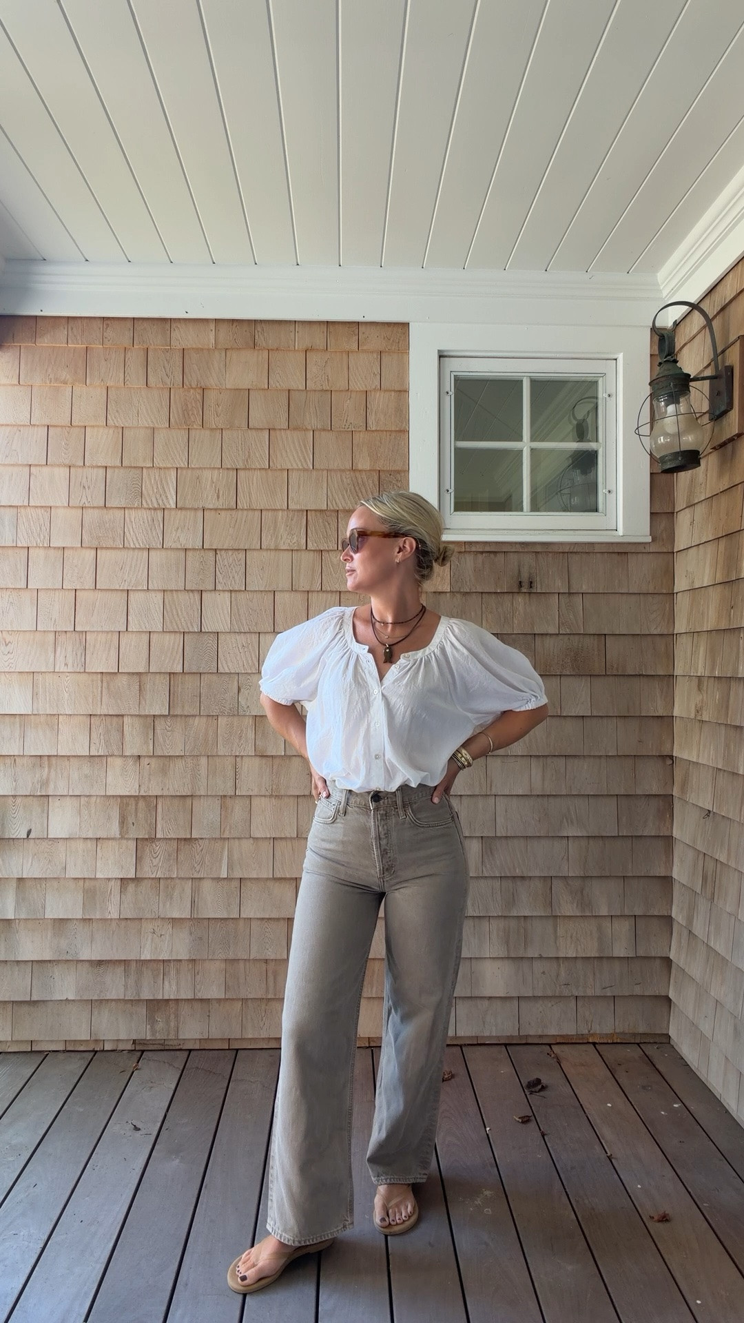 The perfect pair of taupe jeans for fall. You need this color denim in your fall wardrobe!

#LTKPetite