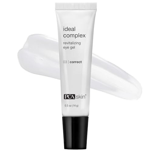 PCA SKIN Eye Serum, Ideal Complex Revitalizing Eye Gel, Upper and Under Eye Serum for Wrinkles, Puffy Eyes, Dark Circles, Fine Lines, Discoloration, and Sagging Eyelids, Light and Silky, 0.5 oz Tube | Amazon (US)