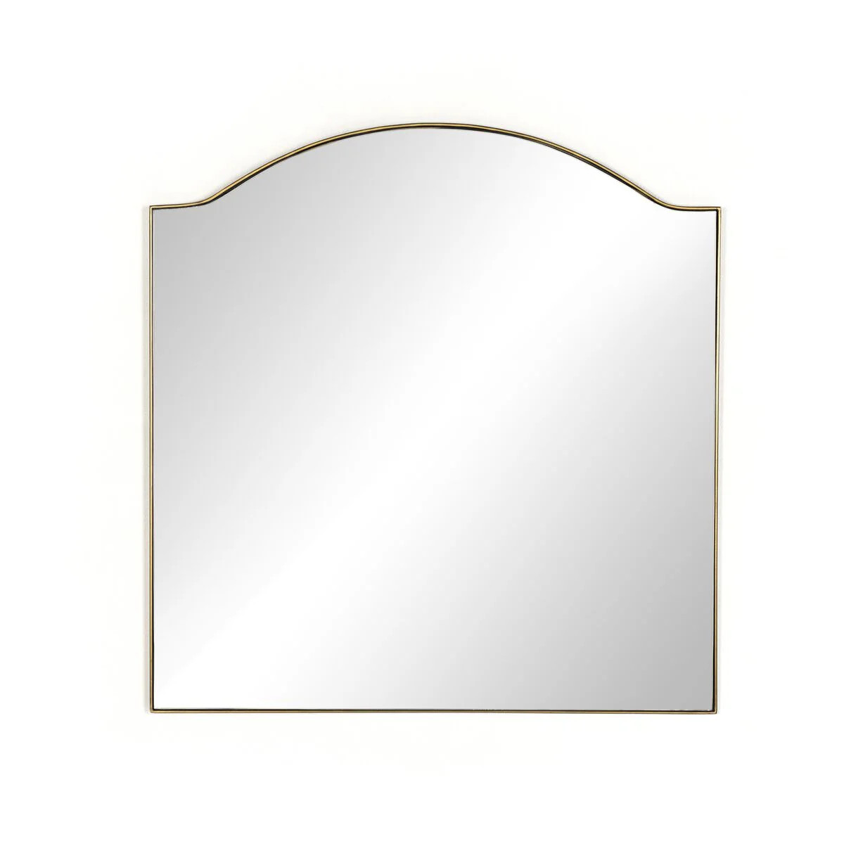 Four Hands Jacques Mirror in Antique Brass | The Addison West