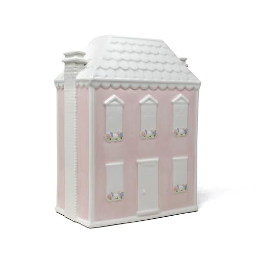 Child to Cherish Ceramic Bank for Girls, Pink Dollhouse | Amazon (US)