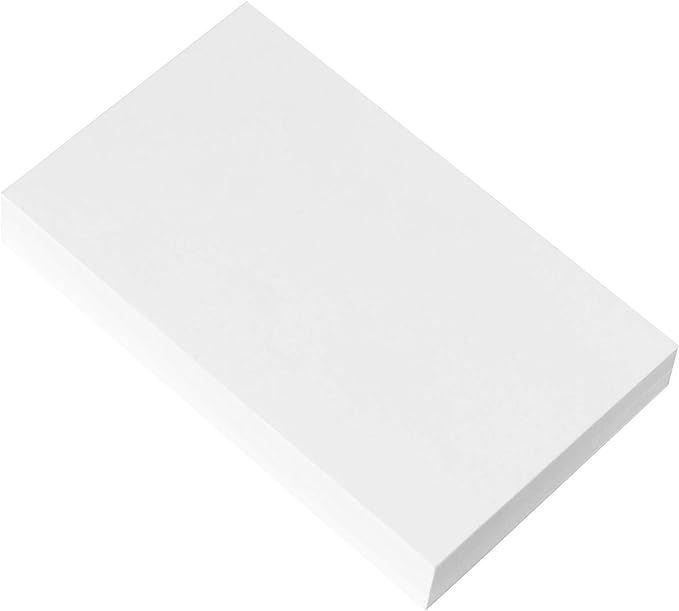 Home Advantage Set of 50 3x5 Index Cards Blank White, Postcards | Amazon (US)