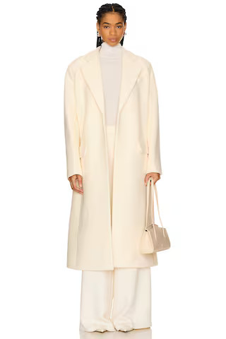 Rue Sophie Gaultier Coat in Creme from Revolve.com | Revolve Clothing (Global)