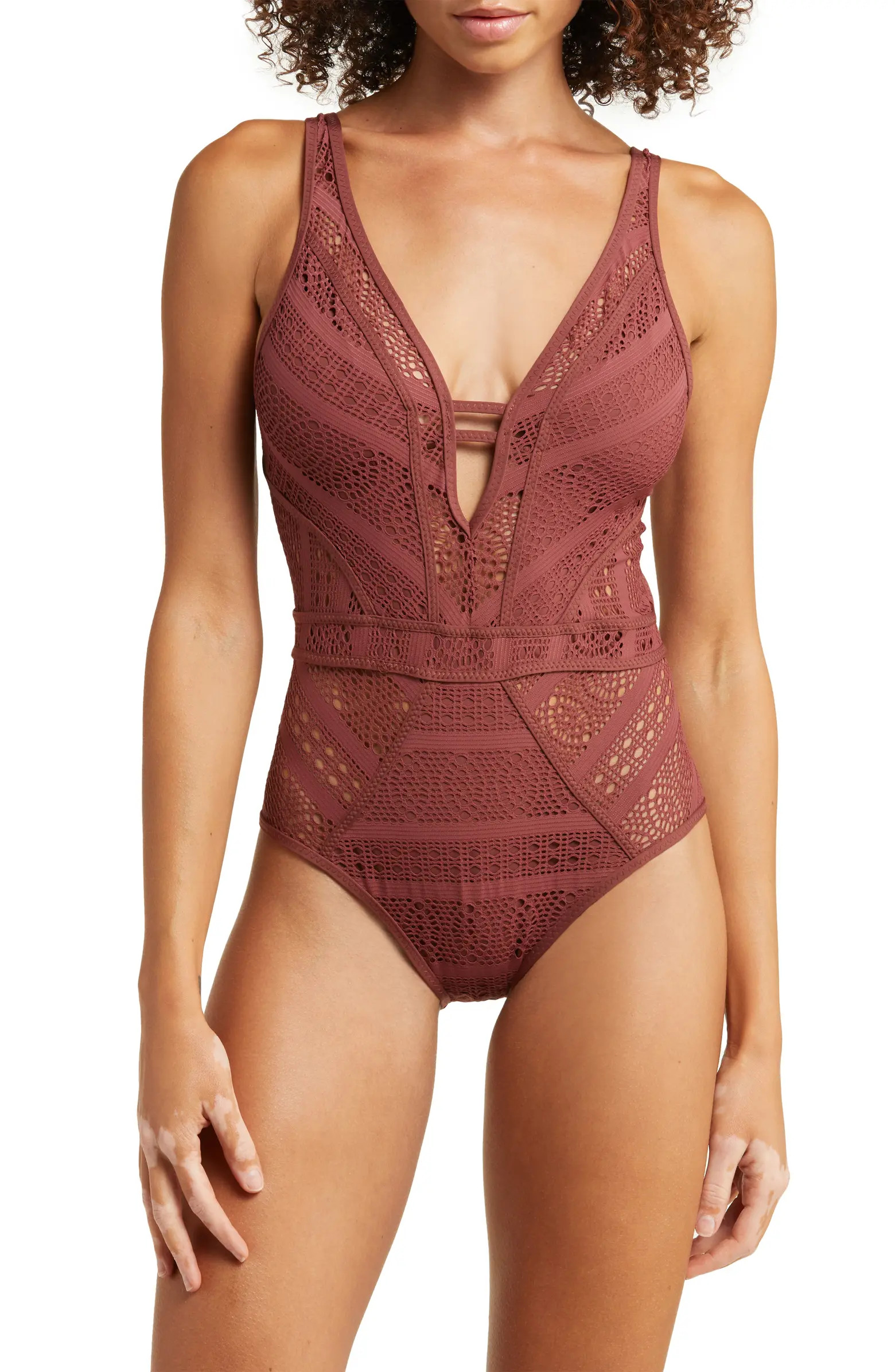 Colorplay Lace One-Piece Swimsuit | Nordstrom