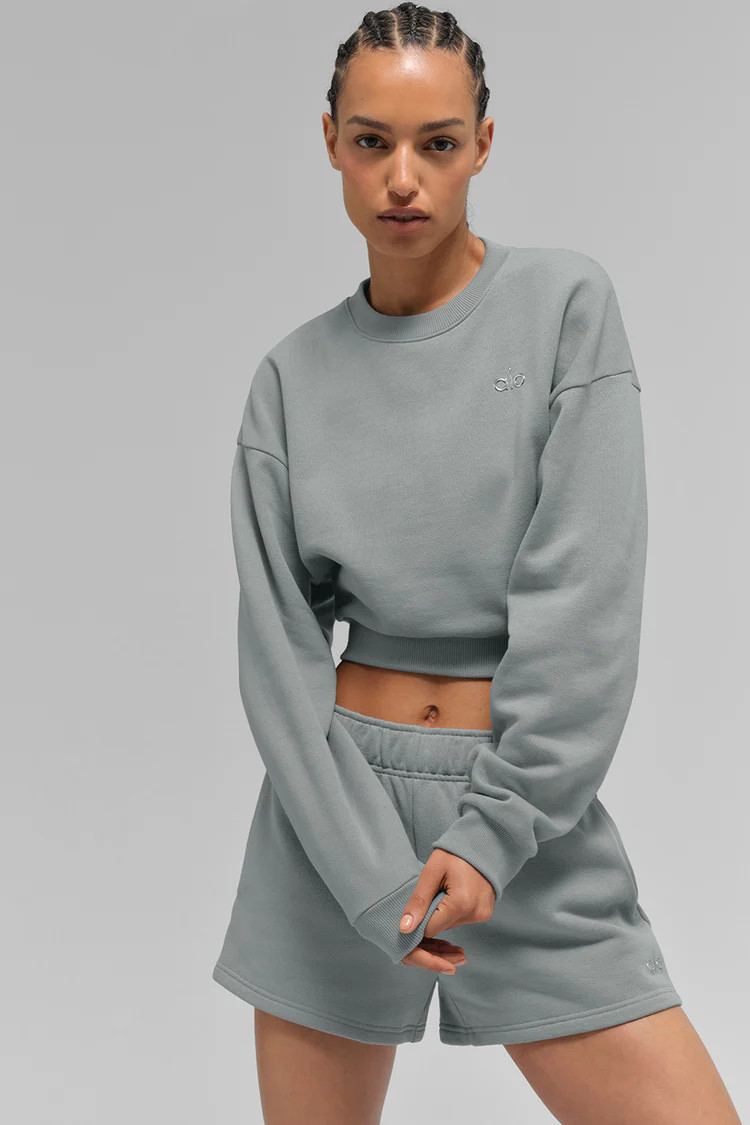 Cropped Accolade Crewneck | Alo Yoga (US)
