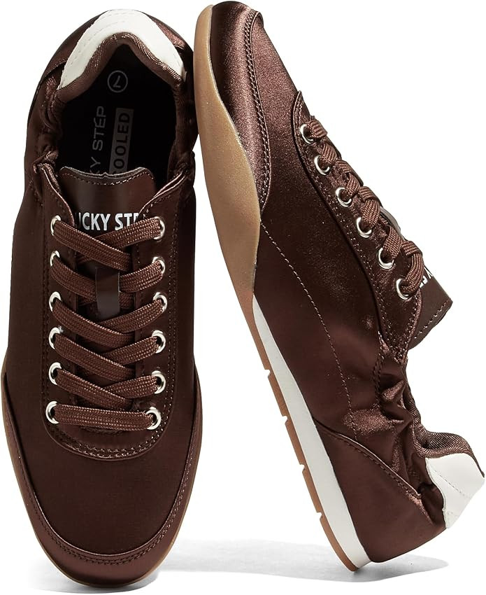 LUCKY STEP Women's Retro Fashion Sneakers | Amazon (US)