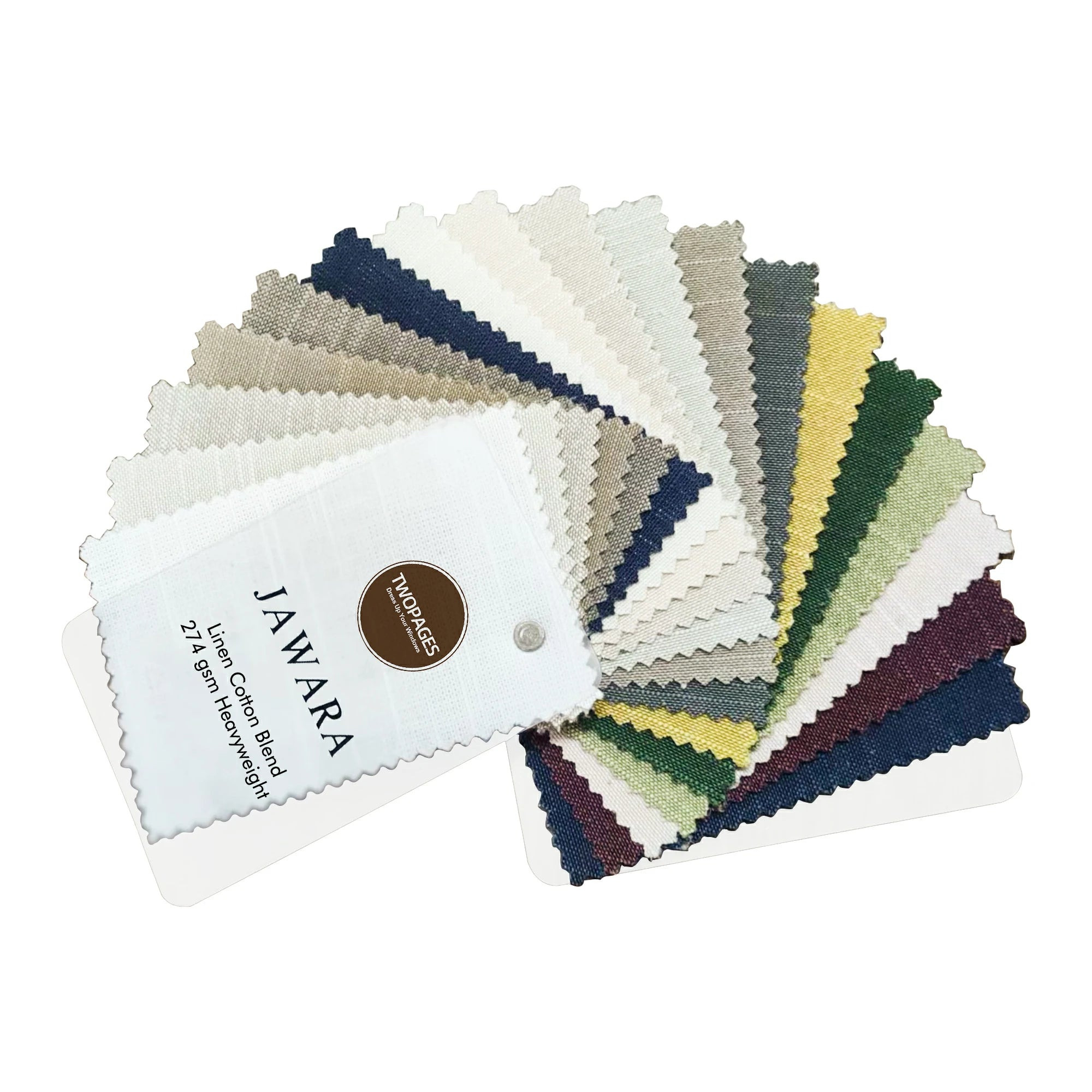 Jawara Linen Cotton Sample Booklet | TWOPAGES