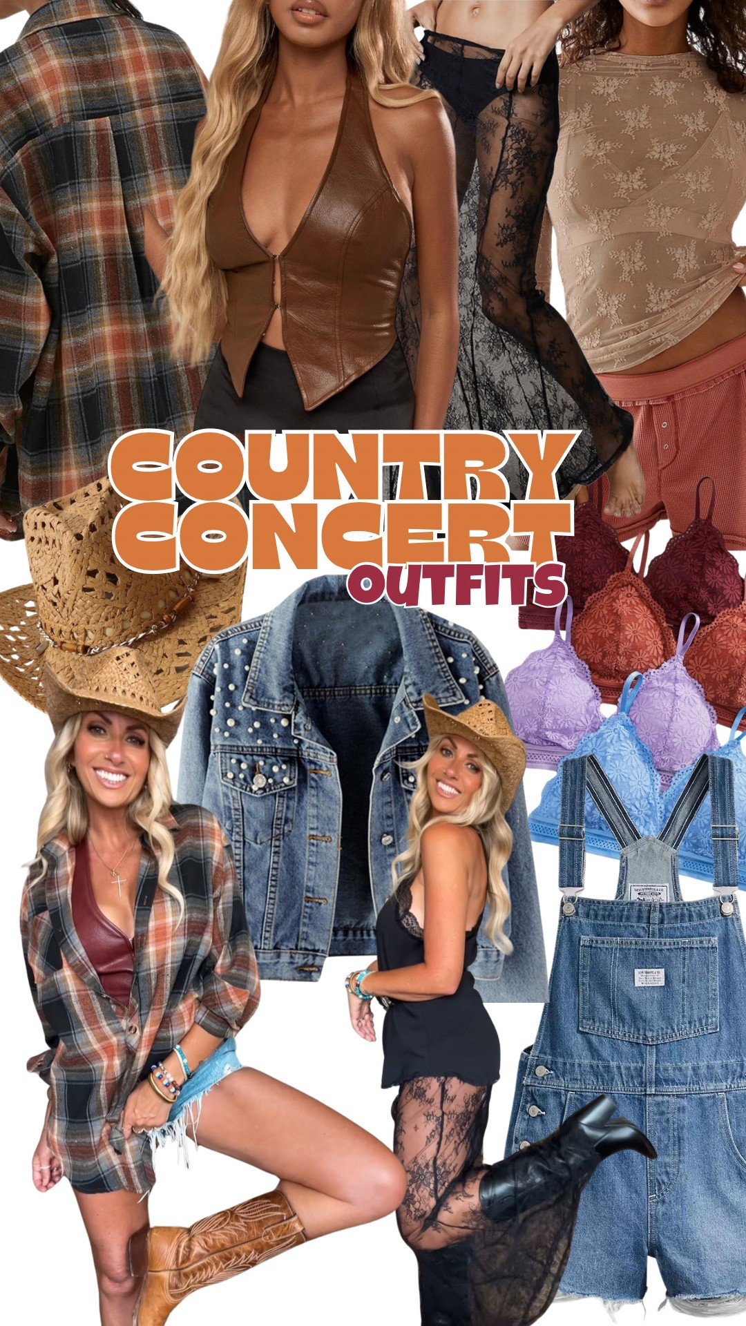 Help me choose a country concert outfit! 🤠

#LTKStyleTip #LTKOver40 #LTKSummerEdit