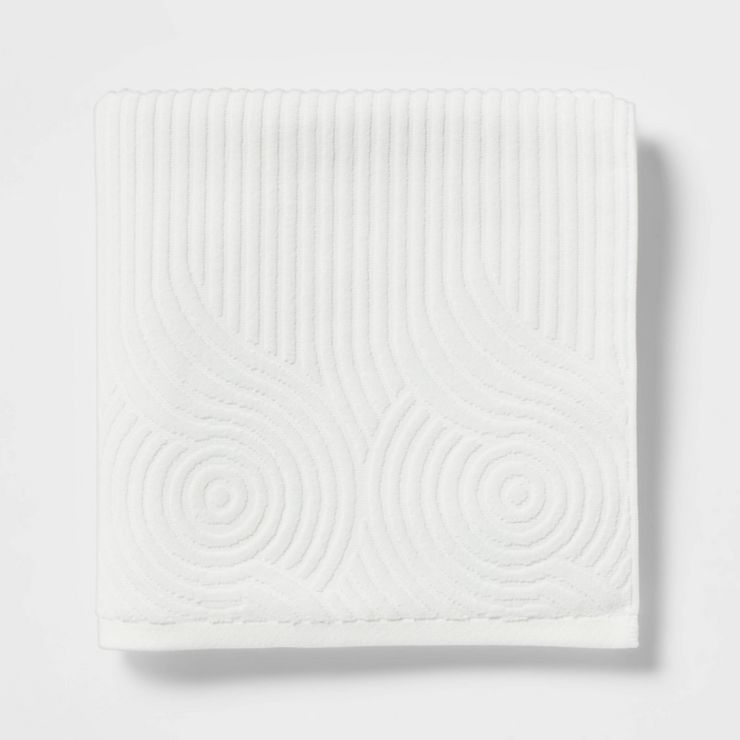 Cloud Geo Towel White - Threshold™ | Target