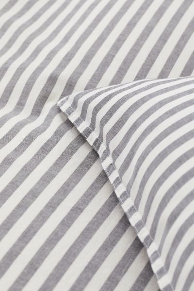 Striped Duvet Cover Set | H&M (US + CA)