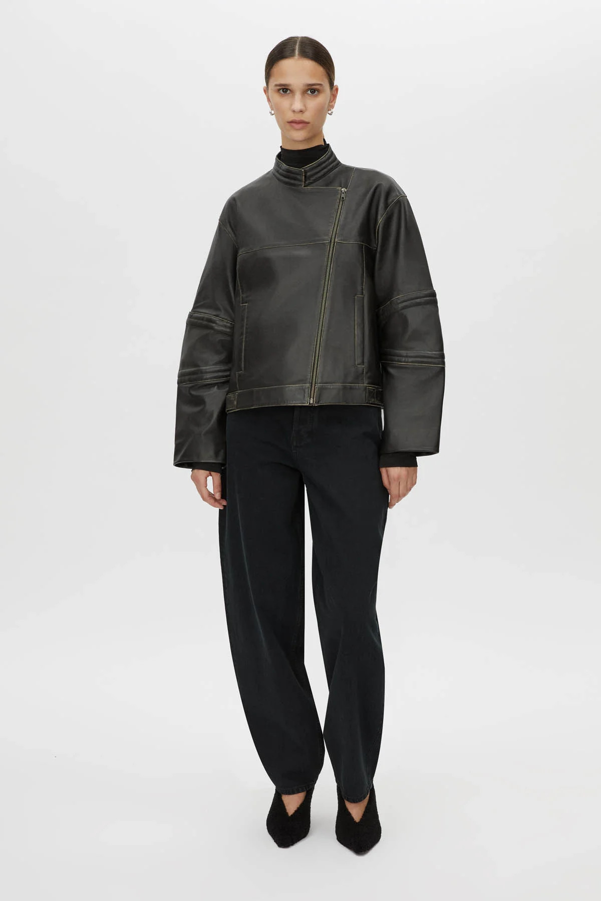 Vertex Leather Jacket | CAMILLA AND MARC (ANZ)