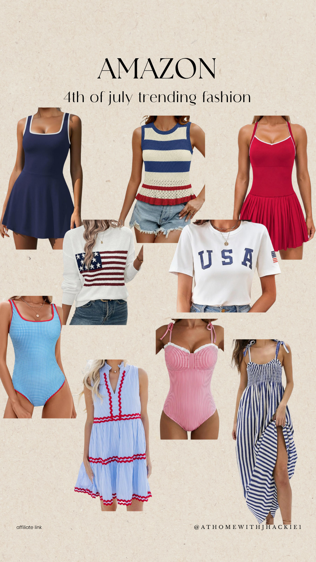 Amazon 4th of July Trending Fashion
4th of July outfits, patriotic fashion, red white and blue outfit, USA shirt, American flag sweater, patriotic dress, summer fashion, striped maxi dress, gingham swimsuit, one piece swimsuit, patriotic swimsuit, July 4th outfit ideas, holiday fashion, summer dresses, Americana style, vacation outfits, beachwear, Amazon fashion finds, women’s summer style, trendy fashion

#LTKSeasonal #LTKSaleAlert