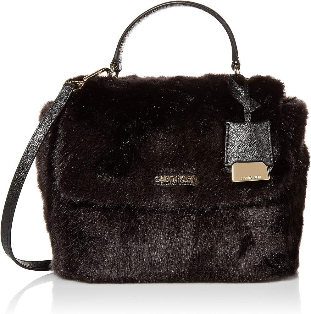 Calvin Klein Leilani Micro Pebble Top Handle Crossbody, Black: Handbags: Amazon.com | Amazon (US)