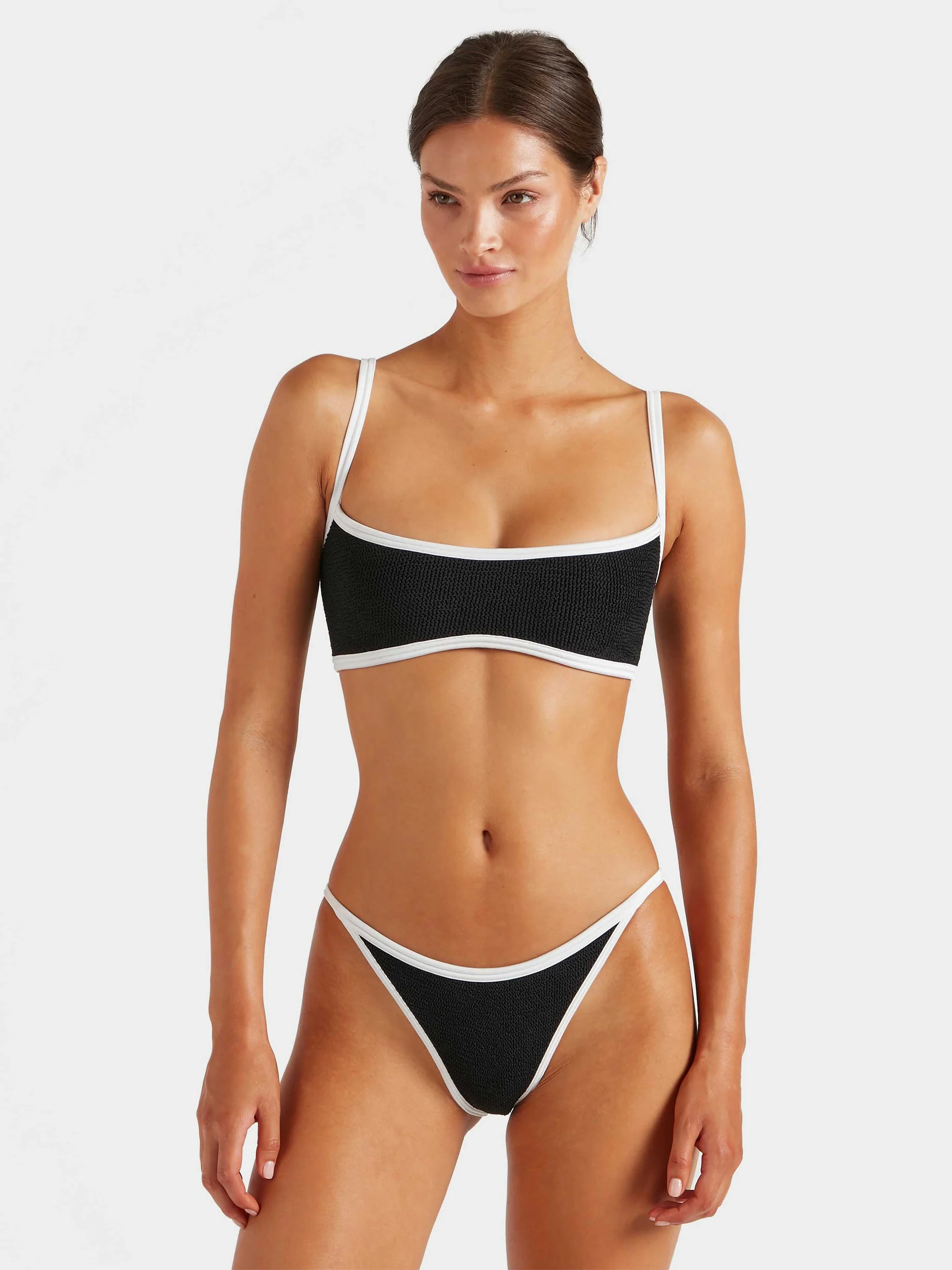 Tyler Bikini - Black/White | HUNZA G