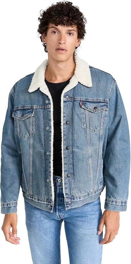 Levi's Men's Fable Sherpa Trucker Jacket | Amazon (US)