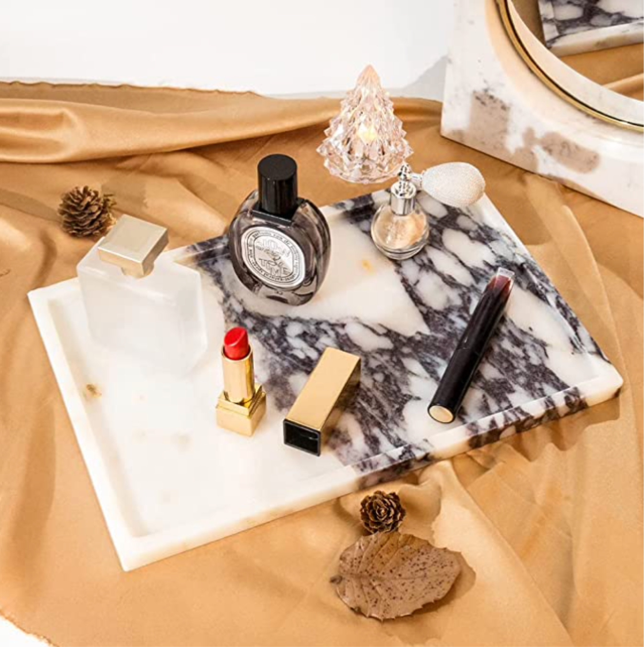 Natural marble vanity tray. Storage tray for home decor.

Amazon home decor,catch all tray, affordable decor, style, decor inspo, bathroom,bedroom

#LTKunder100 #LTKhome #LTKstyletip