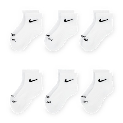 Nike Dri-FIT Performance BasicsLittle Kids' Quarter Socks (6 Pairs) | Nike (US)