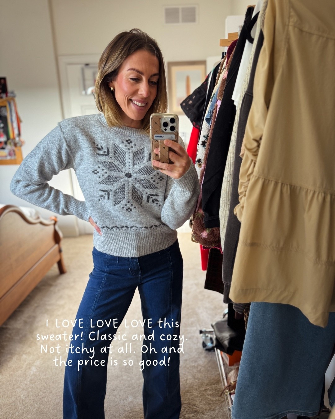 Love this simply stated holiday sweater. It’s comfortable, high-quality and super affordable! ❄️

#LTKOver40 #LTKSeasonal #LTKHoliday